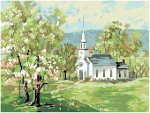 (image for) Countryside White Church